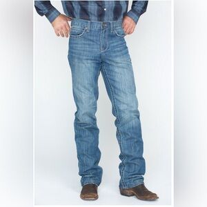 Cody James Men Whip Stitch Boot Cut Jeans